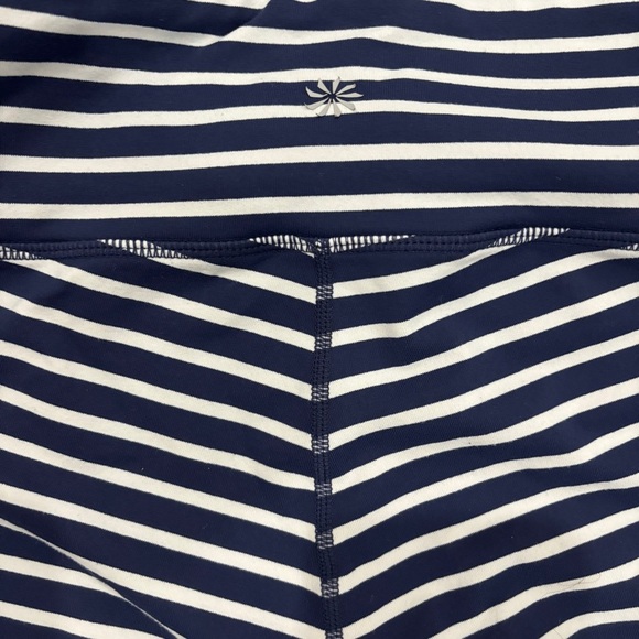 Athleta Navy and White Striped Leggings - Picture 4 of 4